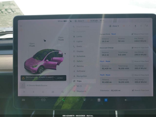 2021 TESLA MODEL Y 5YJYGDEE9MF114967 Photo 6