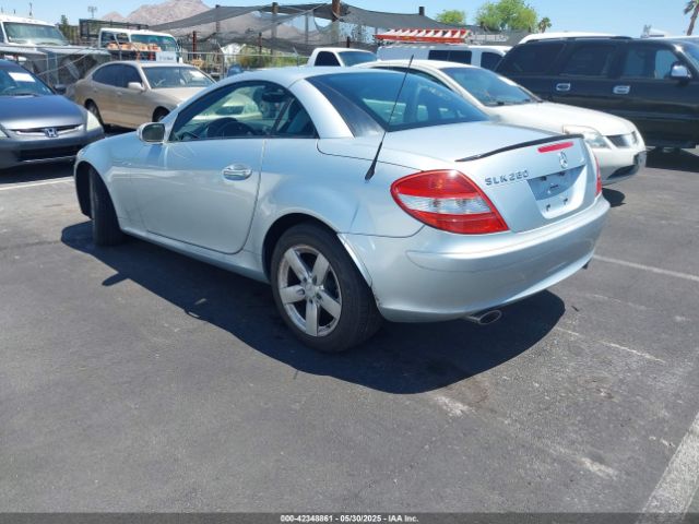 2006 MERCEDES-BENZ SLK 280 WDBWK54F96F085862 Photo 2