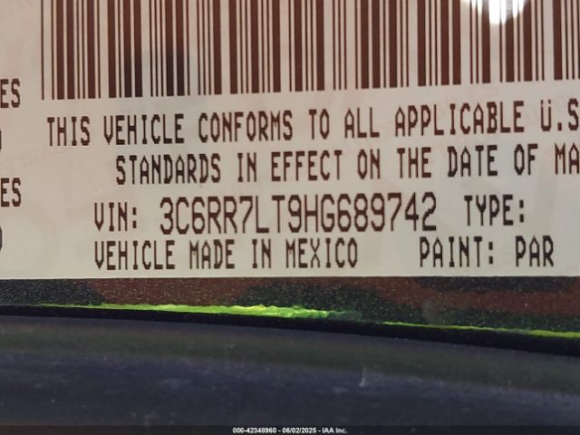 3C6RR7LT9HG689742 RAM 1500