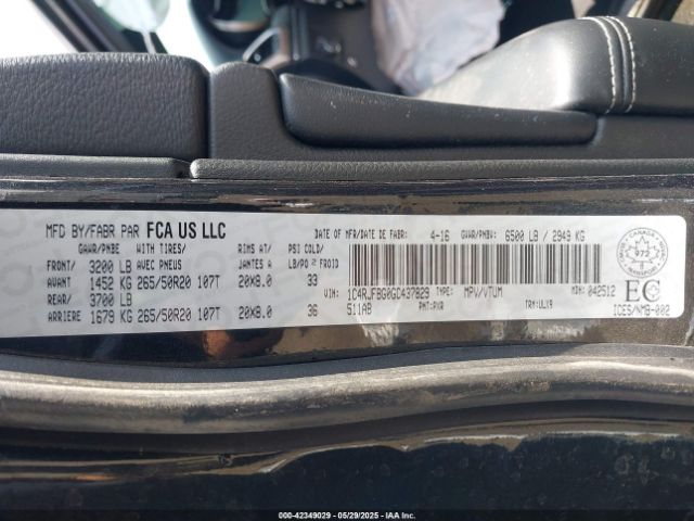2016 JEEP GRAND CHEROKEE 1C4RJFBG0GC437829 Photo 8