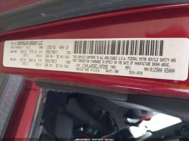 2012 JEEP WRANGLER 1C4AJWAG3CL197295 Photo 8
