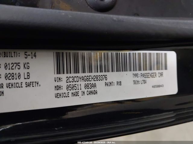 2014 DODGE CHALLENGER 2C3CDYAG6EH283376 Photo 8