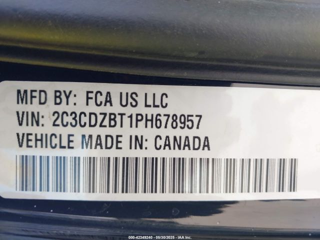 2023 DODGE CHALLENGER 2C3CDZBT1PH678957 Photo 8