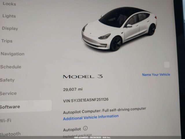 2022 TESLA MODEL 3 5YJ3E1EA5NF251126 Photo 6