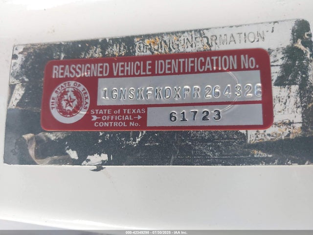 1GNSKFKDXPR264328 Chevrolet l84