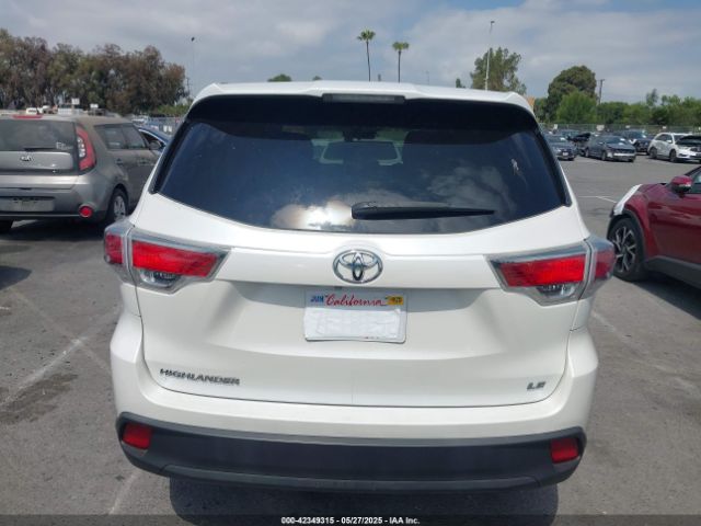 5TDZKRFH2ES025862 Toyota Highlander Le