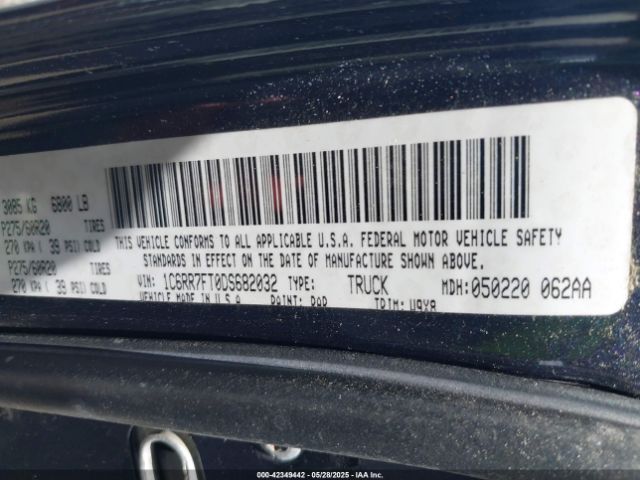 2013 RAM 1500 1C6RR7FT0DS682032 Photo 8