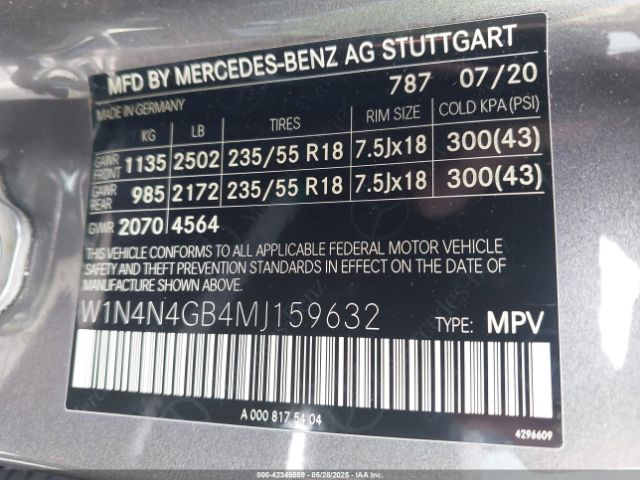 2021 MERCEDES-BENZ GLA 250 W1N4N4GB4MJ159632 Photo 8