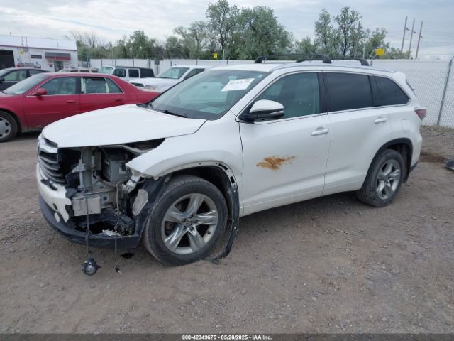 2016 TOYOTA HIGHLANDER 5TDDKRFH1GS278653 Photo 1