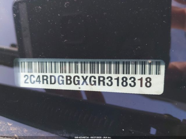 2016 DODGE GRAND CARAVAN 2C4RDGBGXGR318318 Photo 8