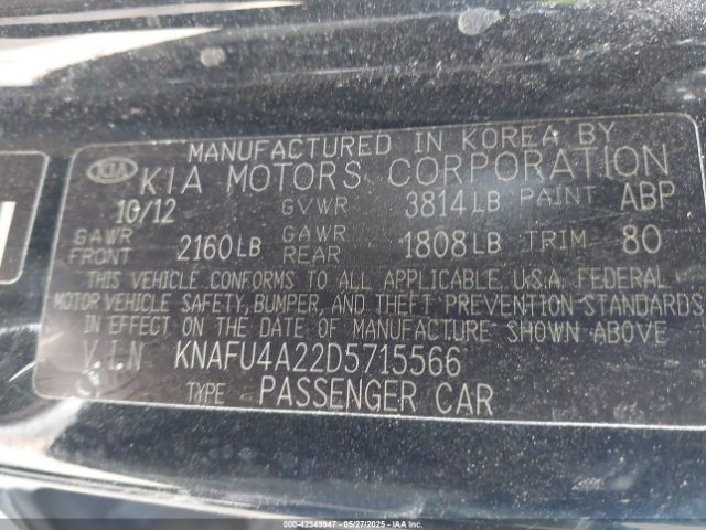 2013 KIA FORTE KNAFU4A22D5715566 Photo 8