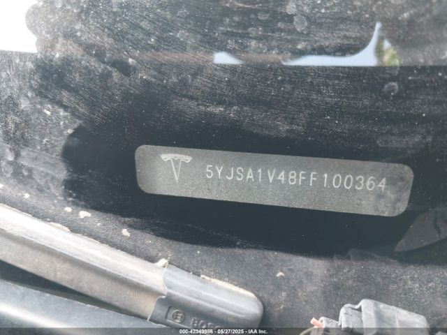 2015 TESLA MODEL S 5YJSA1V48FF100364 Photo 8