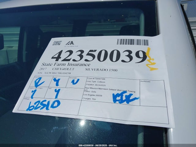3GCPCREC7HG304298 Chevrolet l83 - sidi: spark ignited direct injection, vvt: variable valve timing, afm, e85 max, alum