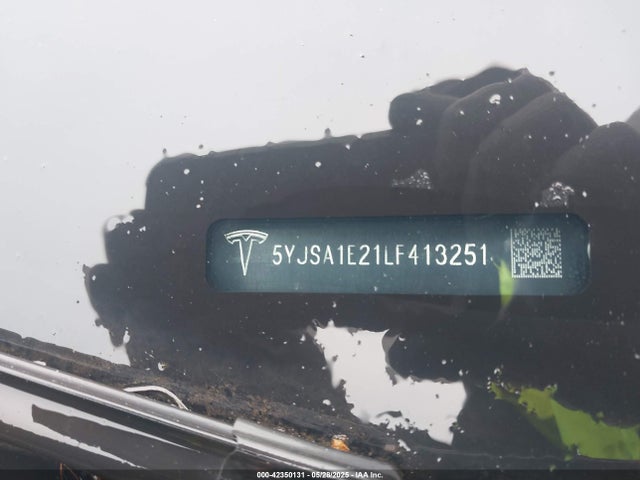 2020 TESLA MODEL S 5YJSA1E21LF413251 Photo 8
