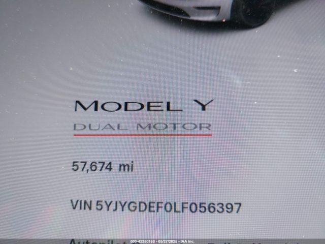 2020 TESLA MODEL Y 5YJYGDEF0LF056397 Photo 6