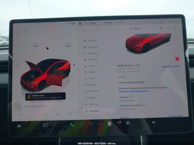 2026 TESLA MODEL Y 7SAYGDEE2TF334260 Photo 6