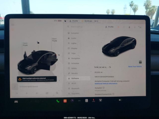5YJ3E1EA5PF540803 Tesla Model 3 Rear-wheel Drive