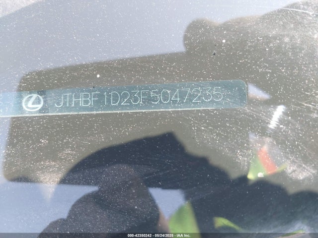 JTHBF1D23F5047235 Lexus IS 250