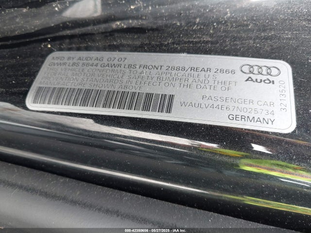 2007 AUDI A8 WAULV44E67N025734 Photo 8