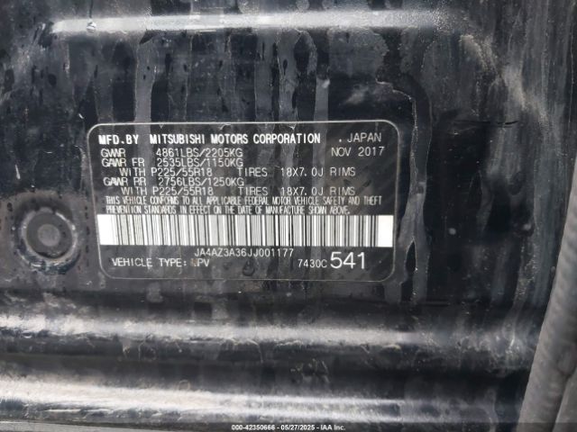 2018 MITSUBISHI OUTLANDER JA4AZ3A36JJ001177 Photo 8