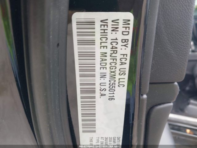 2021 JEEP GRAND CHEROKEE 1C4RJFCGXMC550116 Photo 8