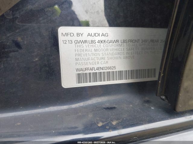 2014 AUDI A4 WAUFFAFL4EN026625 Photo 8