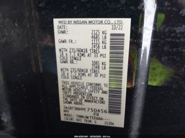 2023 NISSAN ROGUE 5N1BT3BB4PC750456 Photo 8