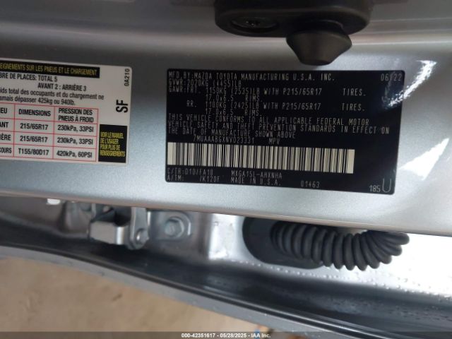 7MUAAABGXNV023331 Toyota m20a-fks