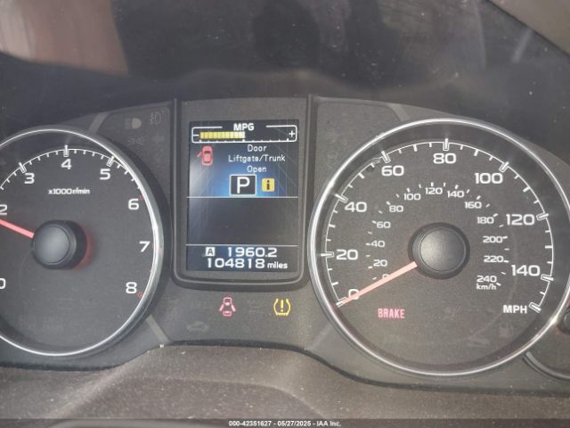 4S4BRBLC0E3241011 Subaru 2.5na u5
