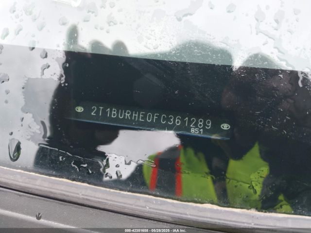 2T1BURHE0FC361289 Toyota Corolla S Plus