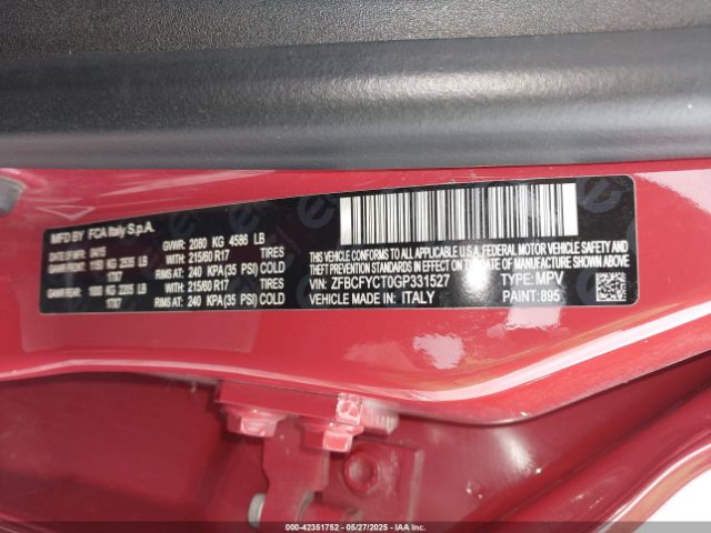 2016 FIAT 500X ZFBCFYCT0GP331527 Photo 8