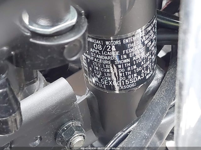 ML5EXGG15SDA37417 Kawasaki EX500