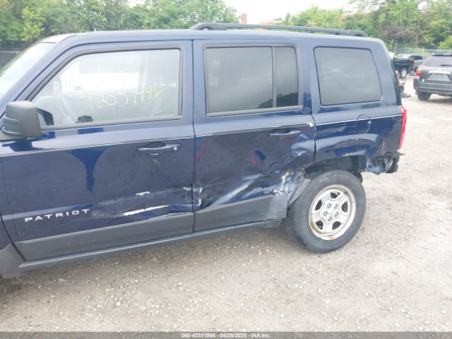 1C4NJRBB1GD520524 Jeep Patriot Sport