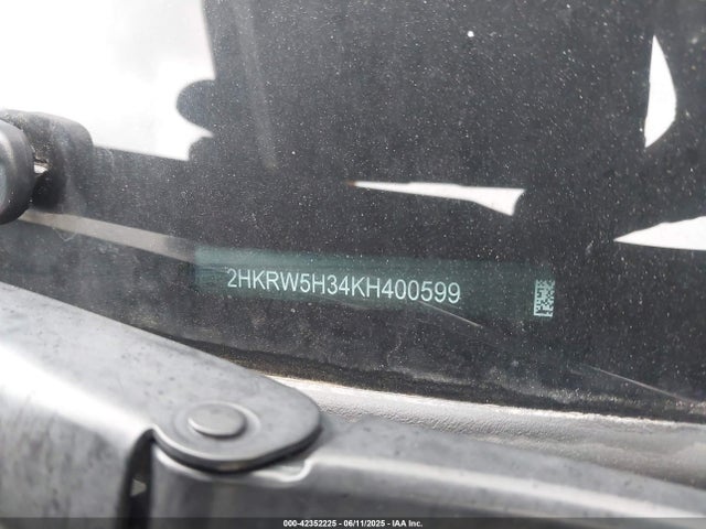 2HKRW5H34KH400599 Honda k24w9/k24v9