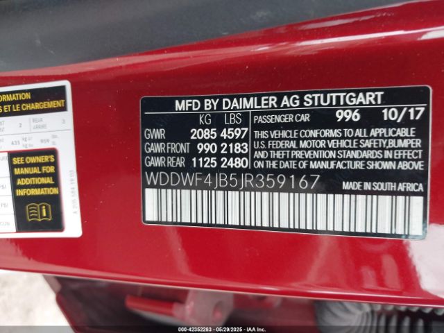 2018 MERCEDES-BENZ C 300 WDDWF4JB5JR359167 Photo 8