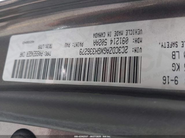 2016 DODGE CHALLENGER 2C3CDZAGXGH336279 Photo 8