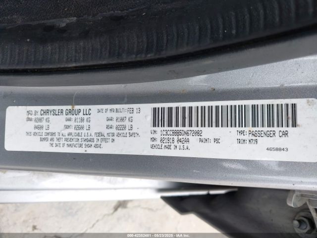 2013 CHRYSLER 200 1C3CCBBB5DN672082 Photo 8