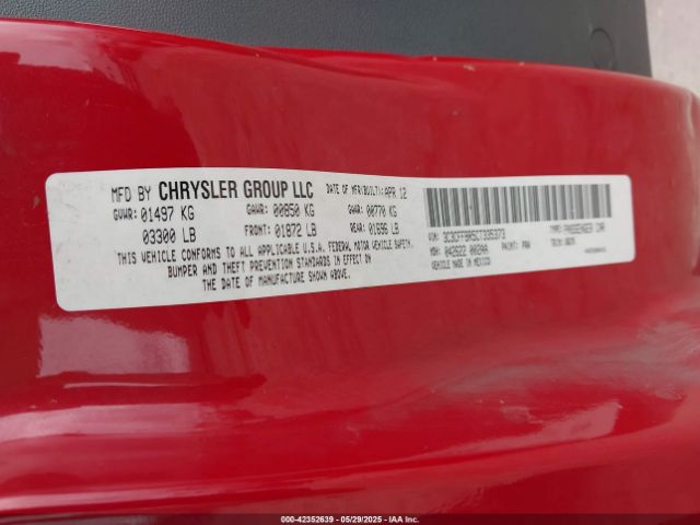 2012 FIAT 500 3C3CFFBR5CT335373 Photo 8