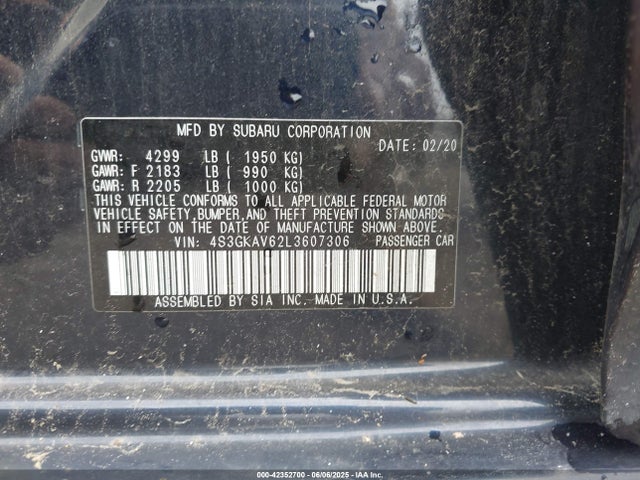 4S3GKAV62L3607306 Subaru Impreza