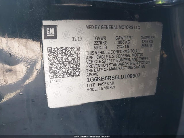 2020 CADILLAC CT6 1G6KB5RS5LU109607 Photo 8