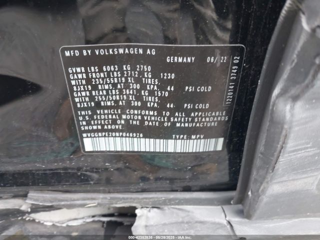 2022 VOLKSWAGEN ID.4 WVGGNPE20NP046926 Photo 8