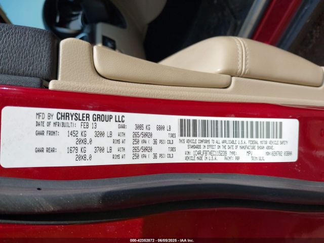 1C4RJFBTXEC115239 Jeep 2014