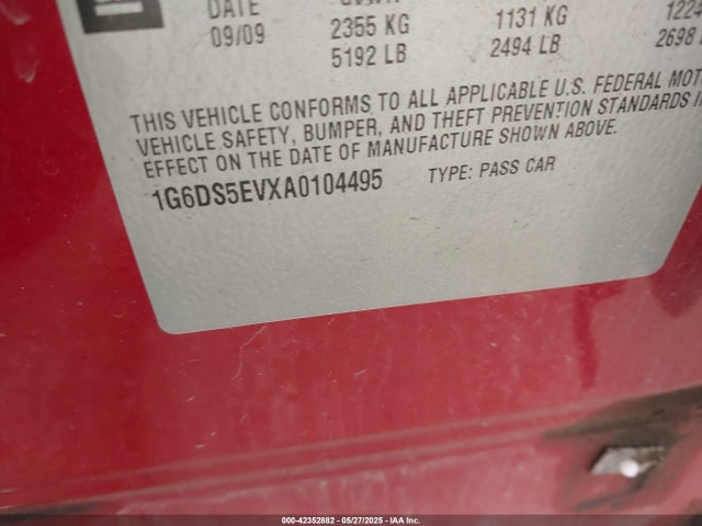 2010 CADILLAC CTS 1G6DS5EVXA0104495 Photo 8