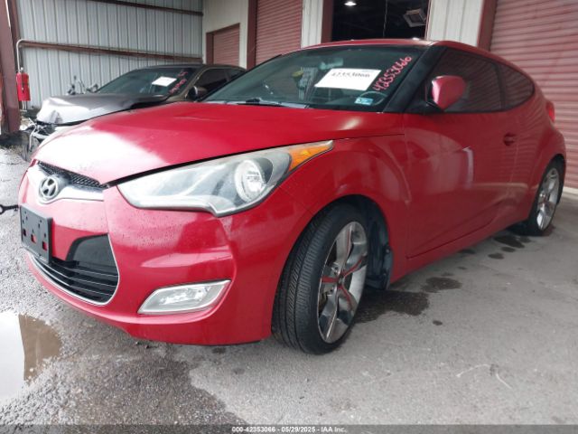 KMHTC6AD3EU201508 Hyundai Veloster Base W/gray