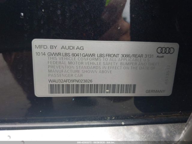 2015 AUDI A8 L WAU32AFD9FN023826 Photo 8