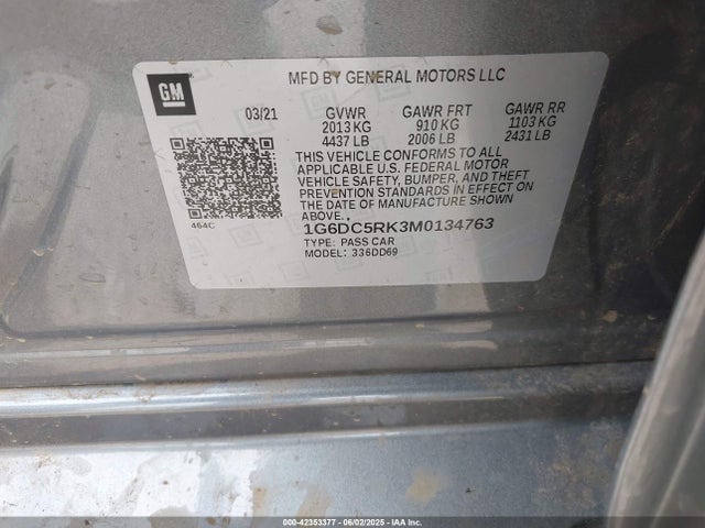 2021 CADILLAC CT4 1G6DC5RK3M0134763 Photo 8