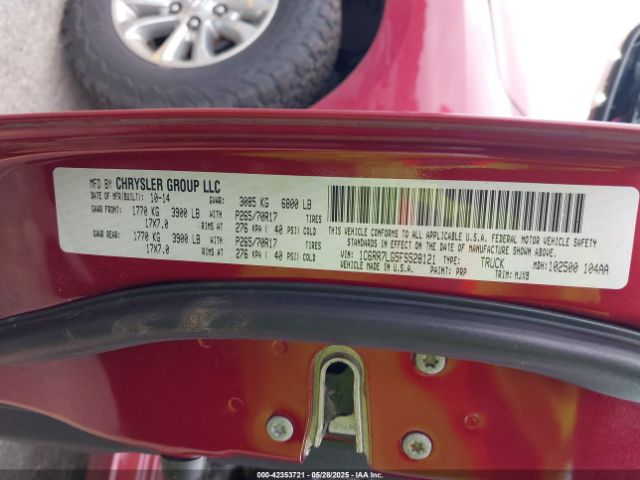 1C6RR7LG5FS528121 RAM 1500 Big Horn