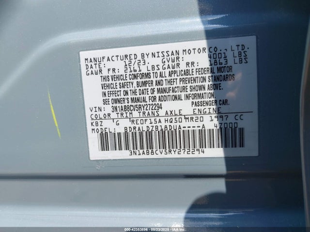 Nissan 2024 2024 3N1AB8CV5RY272294 Image 9