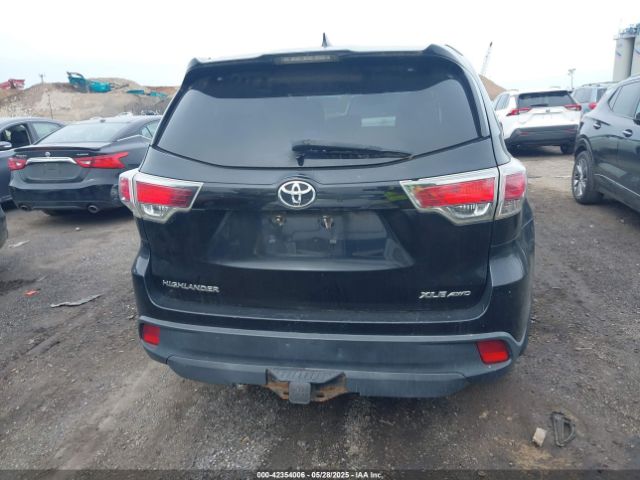 5TDJKRFH6FS208194 Toyota Highlander Xle V6