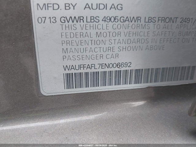 2014 AUDI A4 WAUFFAFL7EN006692 Photo 8